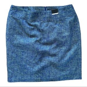 New Lane Bryant green/blue tweed skirt size 24